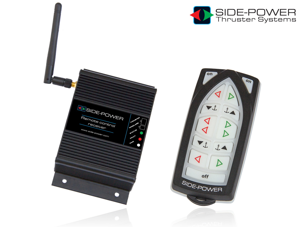 Sidepower Fjernkontroll Dobbel Vinsj/Thrust RC-23E
