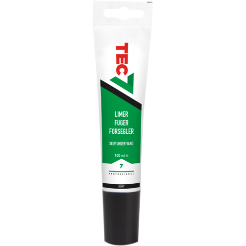Tec7 Lim og fugemasse 100 ml hvit
