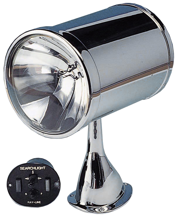 Jabsco Lyskaster m/kontrollpanel 7" 24V