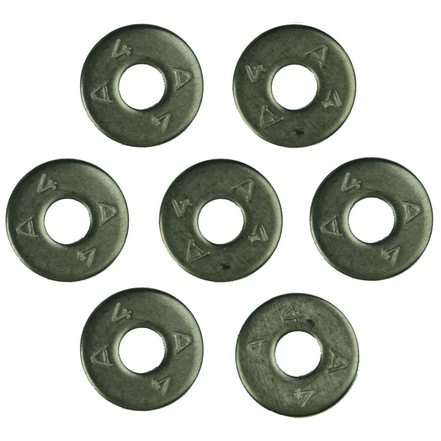 Skive bred A4 DIN 9021, 4,3 mm, 20 stk
