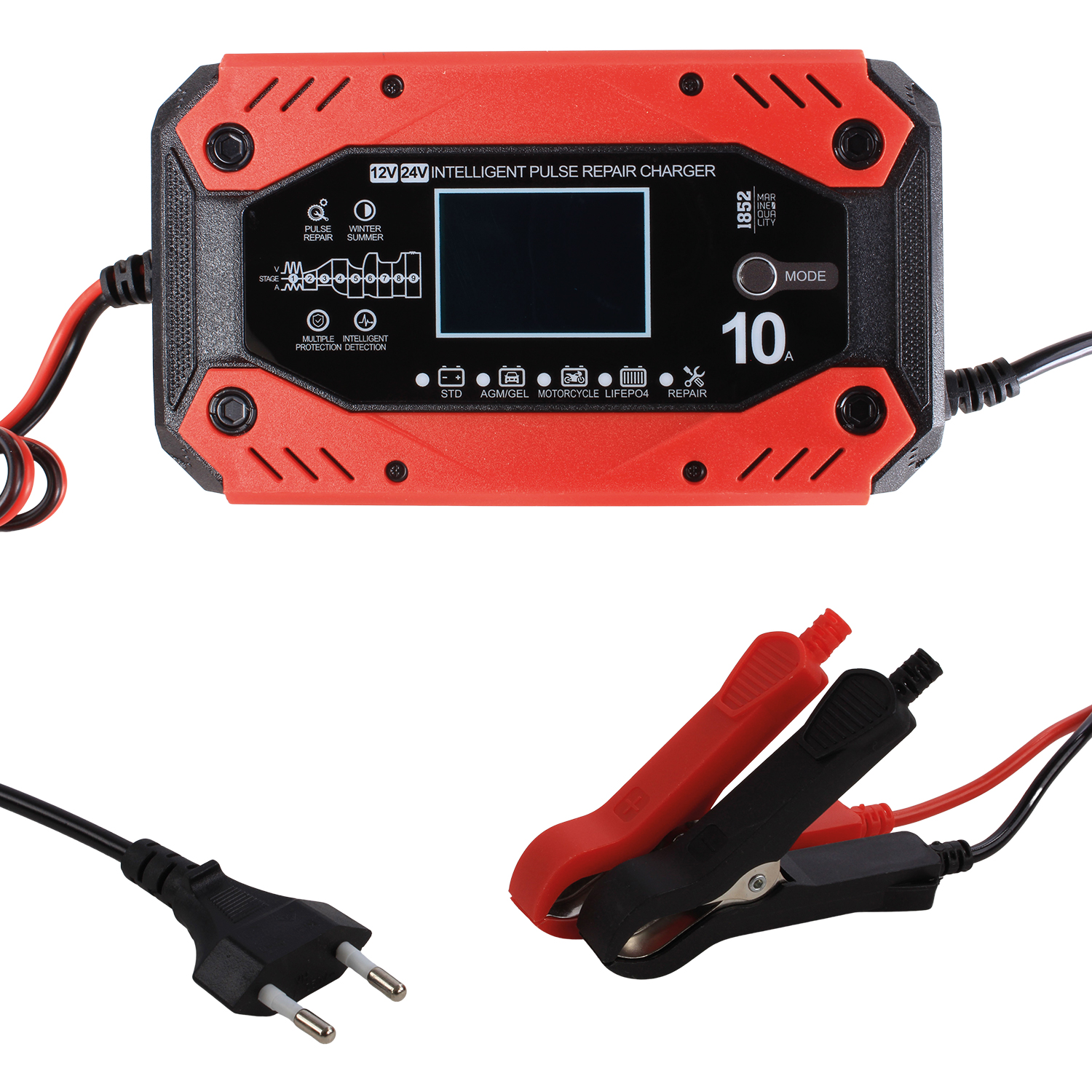 1852 Smartlader 10A 12/24V auto