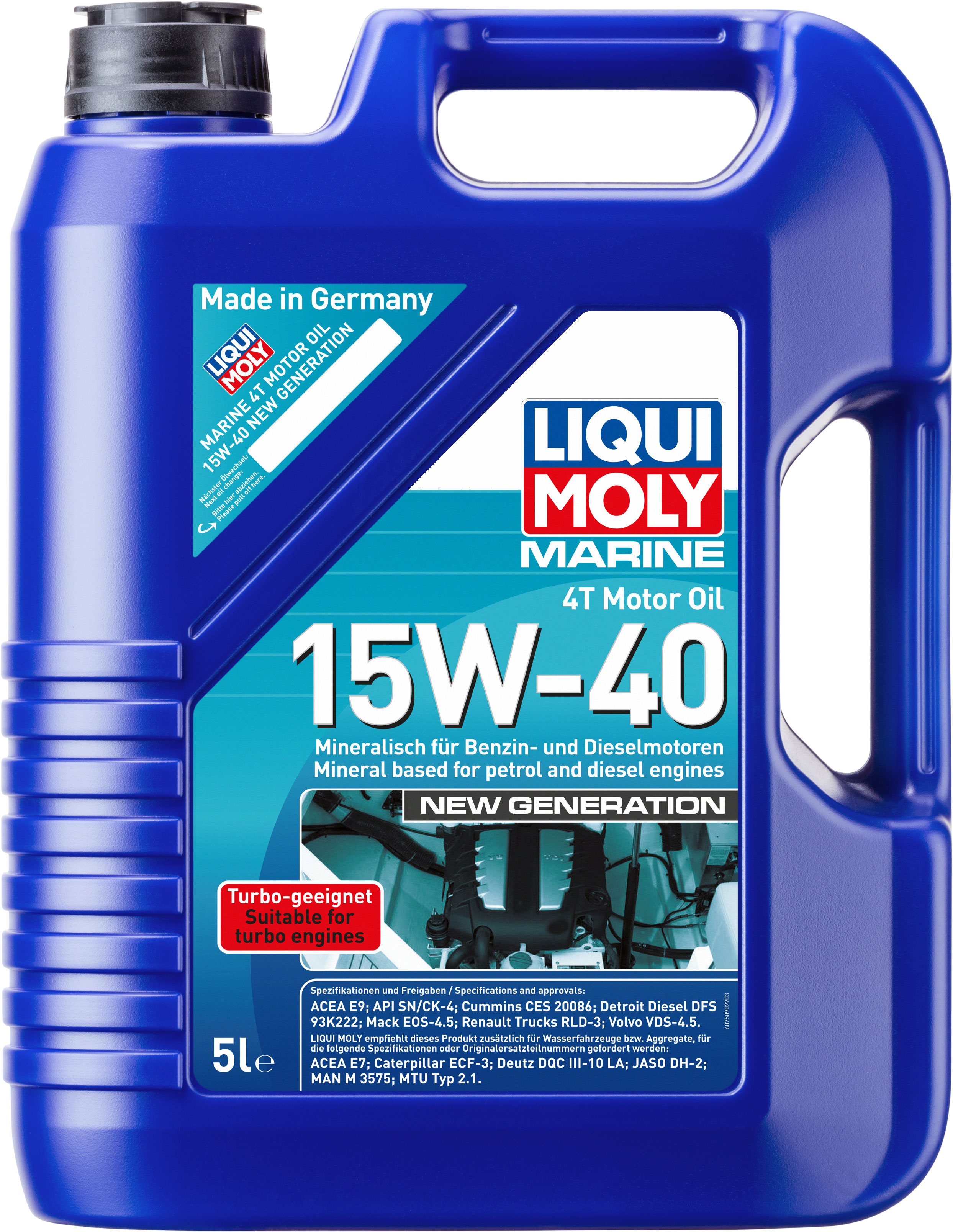 Liqui Moly Marine 4T Motorolje 15W-40 5 l