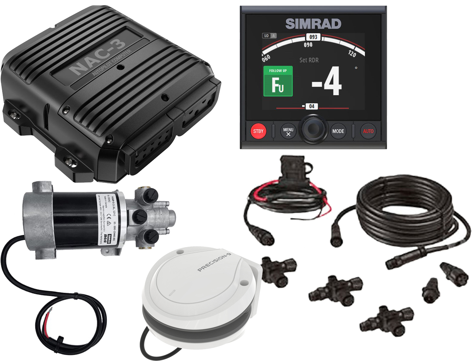Simrad AP44 VRF autopilotpakke m/NAC-3