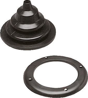 Kabelgjennomføring sort 105 mm
