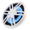 Fusion XS Series 10" subwoofer - hvit & grå sportsgrill m LED