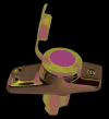 Fotfeste for Norkapp Boats LED stanglanterne