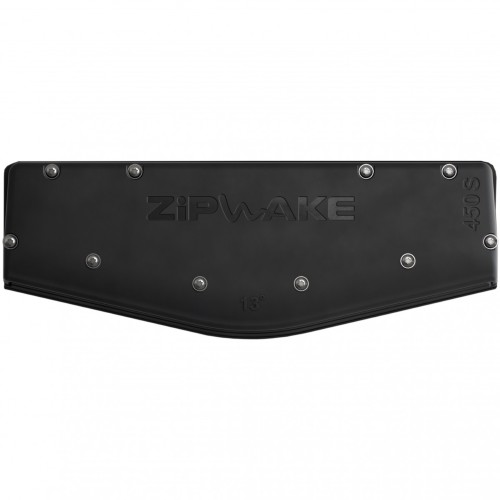 Zipwake v-formet interceptor
