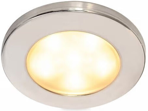 Hella Euroled Downlight 95 mm polert stål