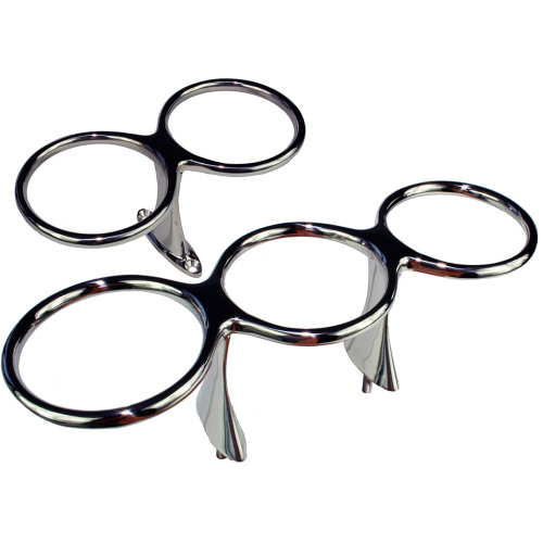 Glass/flaskeholder, toppmontert, syrefast